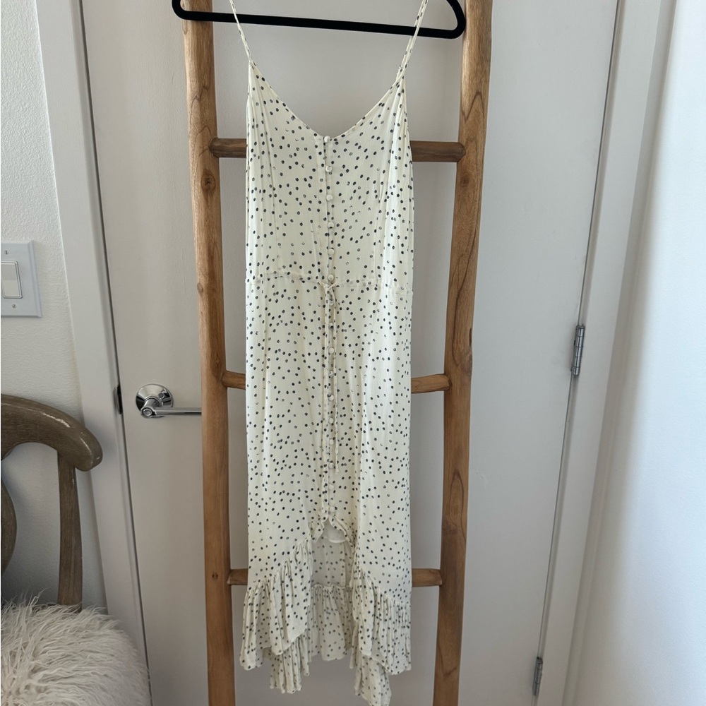 White Polka Dot Dress